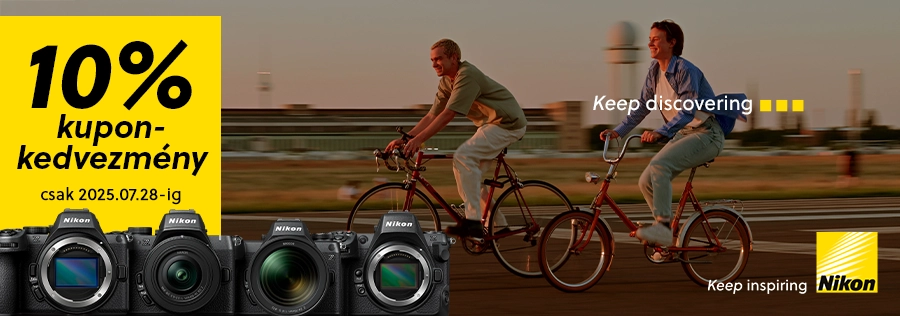 Nikon MILC fényképezőgépek 10% kuponkedvezménnyel