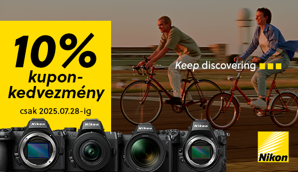 Nikon MILC fényképezőgépek 10% kuponkedvezménnyel