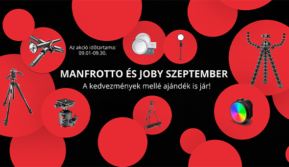 Manfrotto, Joby ajánlatok