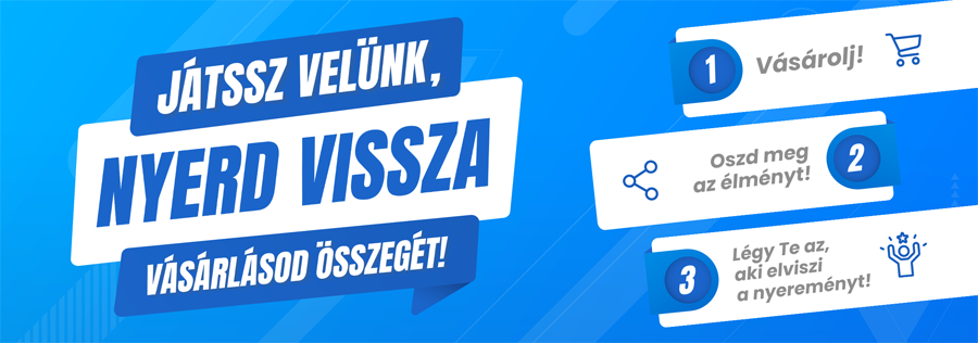 Nyerd vissza vásárlásod összegét!