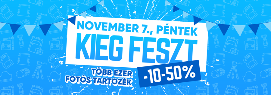Kieg Feszt - november 7. | Fotós-videós tartozékok fesztiválja a 220voltban!
