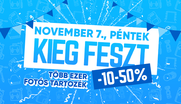 Kieg Feszt - november 7. | Fotós-videós tartozékok fesztiválja a 220voltban!