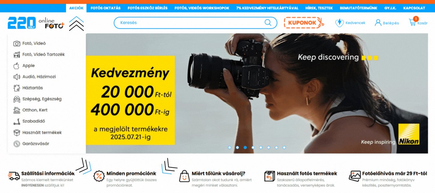 Kuponmező screenshot