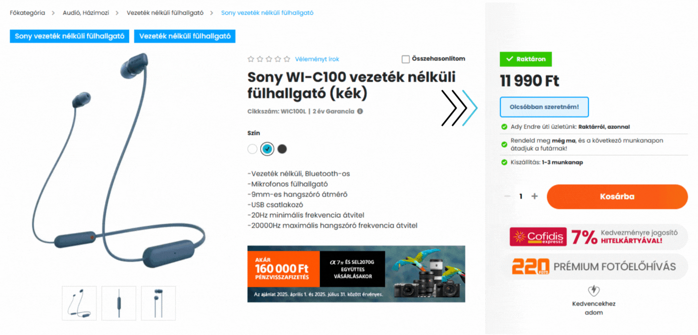 Kuponmező screenshot