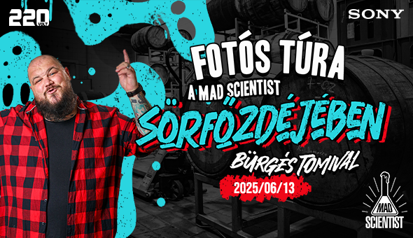 Sony - Fotós túra a Mad Scientist sörfőzdéjében Bürgés Tomival