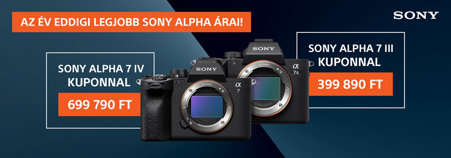 Sony Alpha 7 III és 7 IV ajánlat