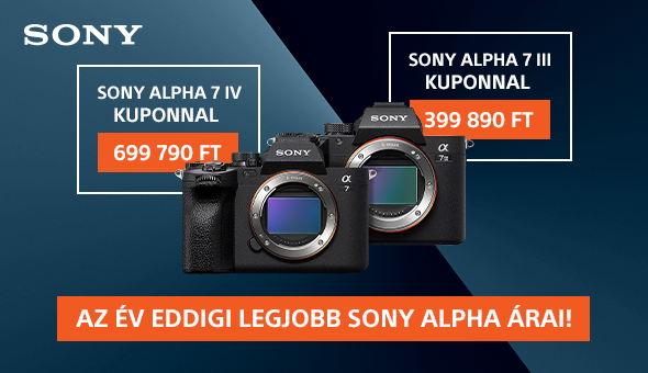 Sony Alpha 7 III és 7 IV ajánlat