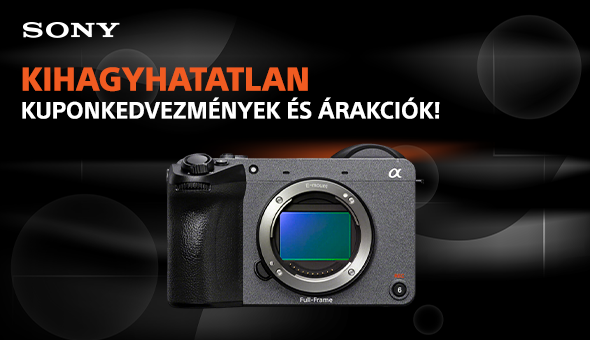 Sony fényképezőgép és objektív kedvezmények