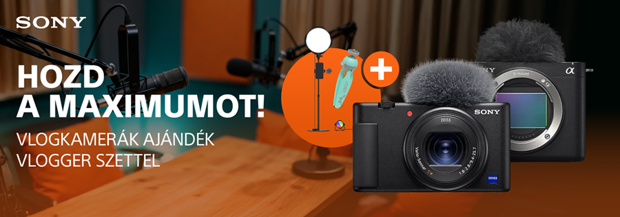 Sony vlogkamera ajánlat