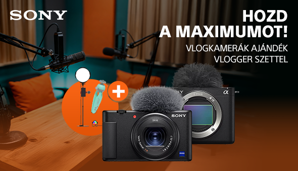 Sony vlogkamera ajánlat