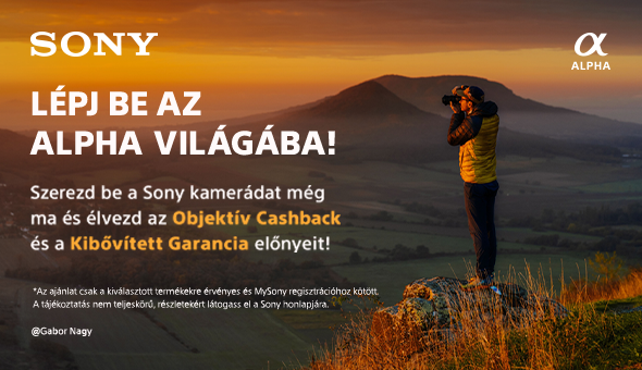 35.000 Ft pénzvisszatérítés Sony objektívekre