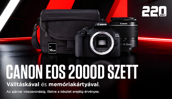 Canon EOS 2000D kedvezmény