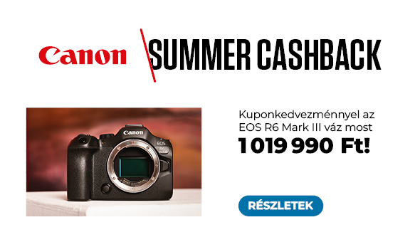 Szerezd be a Canon EOS R6 Mark III-at