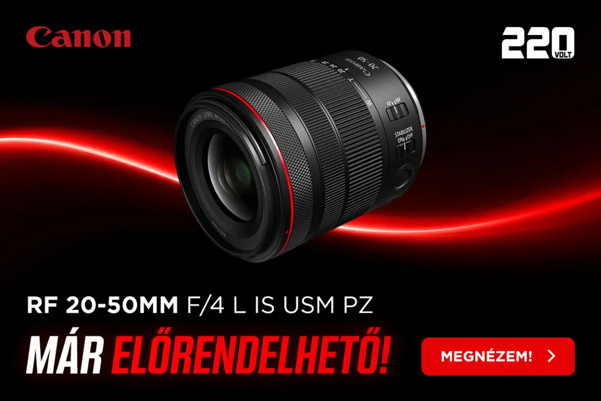Canon RF 20-50mm F4L IS USM PZ objektív termékkép