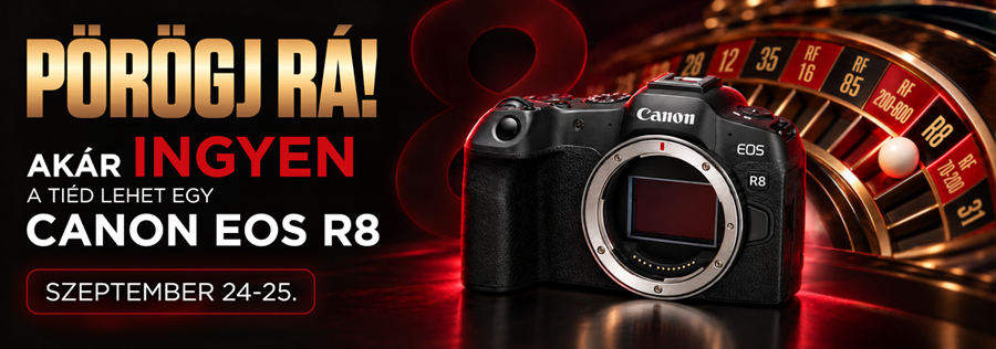 Pörögj rá! - Canon EOS R8 rendezvény - szeptember 24-25.