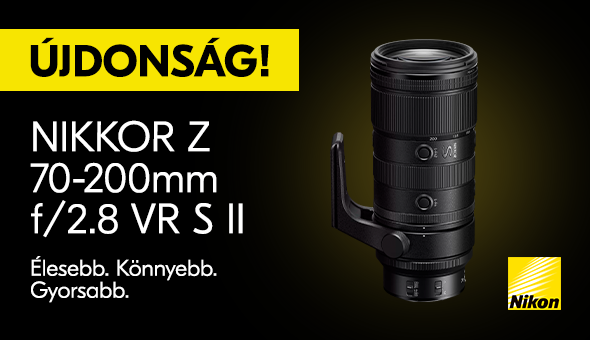 Bejelentés: Nikon Z 70-200mm 2.8 II