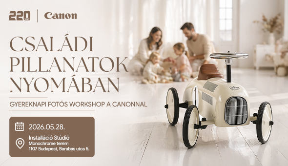Családi pillanatok nyomában. Gyereknapi fotós workshop a Canonnal
