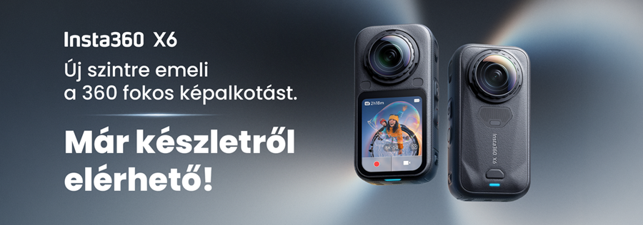 Insta360 X6 bemutató: 8K50 360° kamera – kinek éri meg?