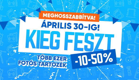 Kieg Feszt - április 24. | Fotós-videós tartozékok fesztiválja a 220voltban!