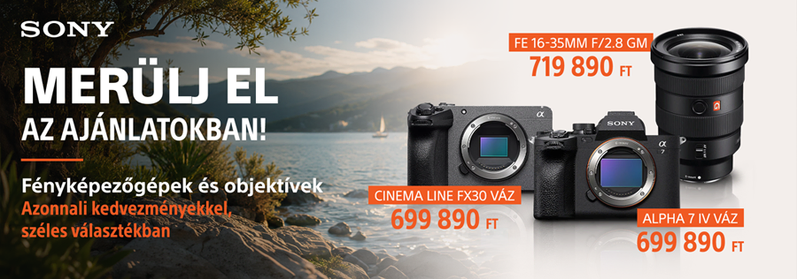 Sony azonnali kedvezmények