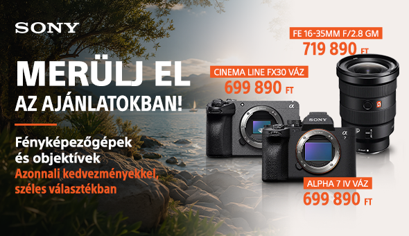 Sony azonnali kedvezmények
