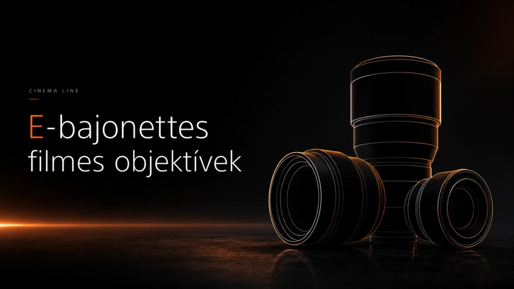 Sony E-bajonettes filmes objektívek Sony FX5 kamerához