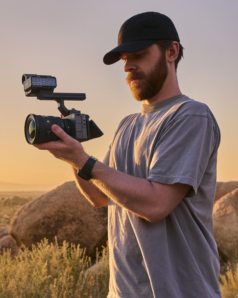 Sony Cinema Line FX5 kamera kompakt filmes rigben