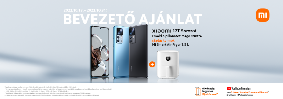 Xiaomi 12T megjelenések
