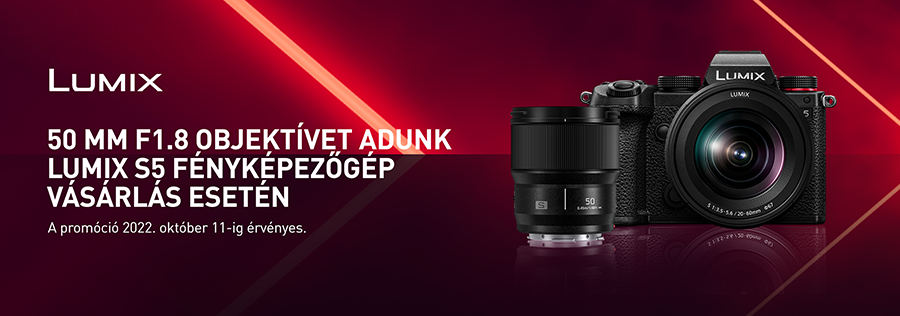 Panasonic Lumix S5 ajándékkal
