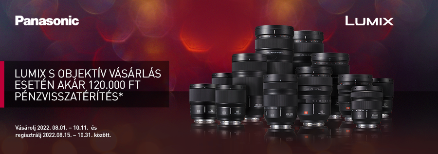 Panasonic Lumix S objektív Cashback