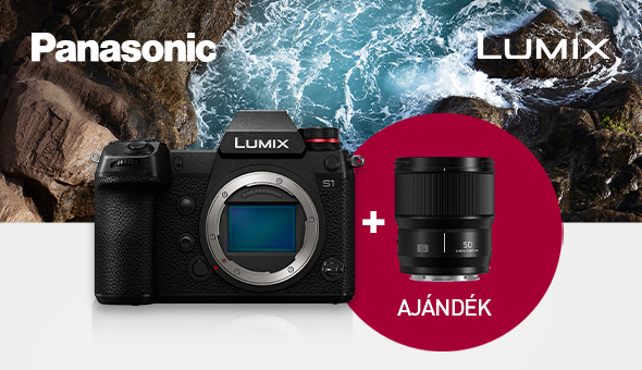 Panasonic Lumix S1 ajándék objektívvel